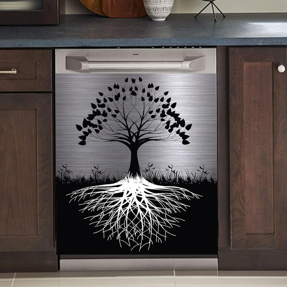 Tree of Life Dishwasher Cover Magnet Decor, 23 X 26 Inch Large NEW